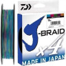 Шнур DAIWA J-Braid X4E 300м 0,25мм Multi Color 12745-125